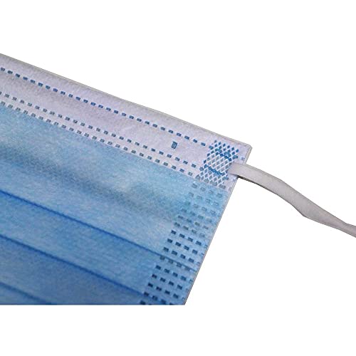 Máscara Descartável Tripla Facial C/ Filtro Meltblown e Clip Nasal Caixa 50 Unidades Mascara Tripla