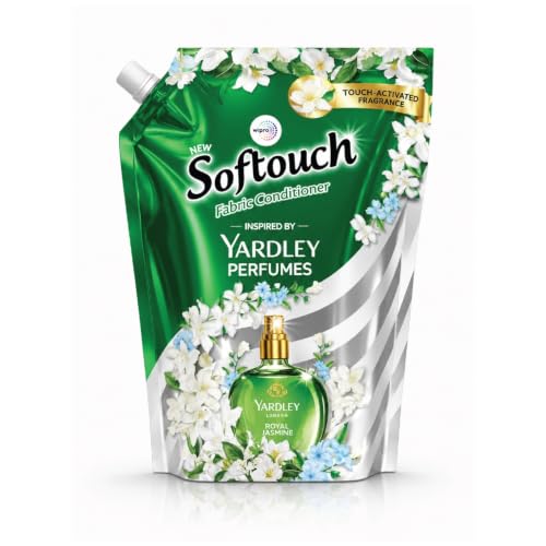 Image of Softouch Yardley Royal Jasmine 1.9 Ltr Fabric Conditioner | Long lasting fragrance for clothes
