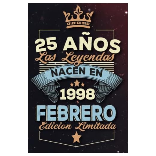 Las leyendas nacen en 25 años 1998 febrero: Ideas de regalos para hombres, ideas de cumpleaños 25 cumpleaños libro ideas de cumpleaños para hombre y regalo de nacimiento, regalo de cumpleaños