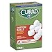 Curad CUR110163RBH Box of 130 Sterile Cotton Balls; Medium Size (1