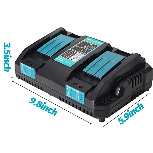 YEX-BUR DC18RD 3A - Caricatore rapido di ricambio