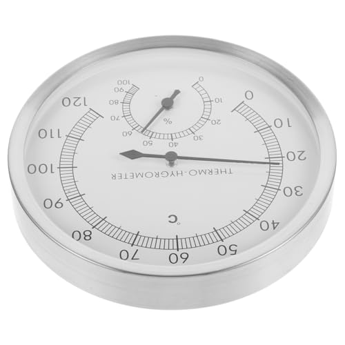 ORFOFE Hygromètre De Sauna Inoxydable Thermomètre Précis Pour Contrôle De Humidité Et Température Salle De Sauna Accessoire Pratique Pour Intérieur