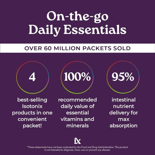 Isotonix® Daily Essentials Multivitamin Powder Packets – 4-in-1 Formula with Multivitamin, Activated B-Complex, Calcium Plus & OPC-3 with Pycnogenol® – Isotonic Delivery – Gluten Free-30 Packets - Image 3