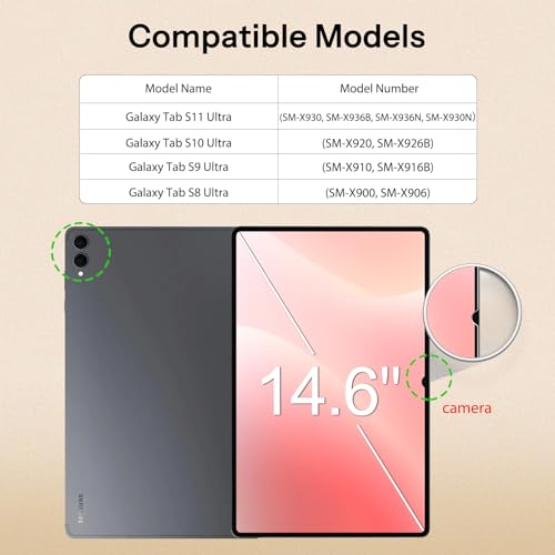 Image of SPARIN 2 Pack Paper Glass Screen Protector for Samsung Galaxy Tab S11 Ultra