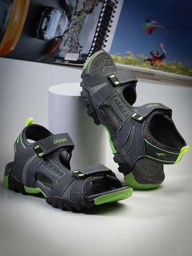 Image of ASIAN Mens VISTARA-17 Casual Sandals with adjustable velcro closure for easy wear with flexible fitting and trendy and stylish looks ideal for everyday use for mens as well as boys
