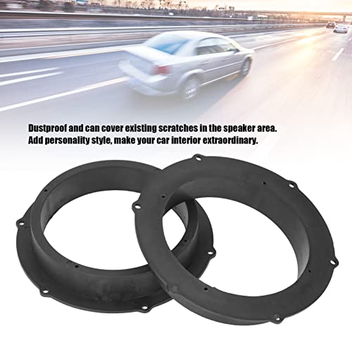 2 Pcs/Set Car Speakers Mounting Bracket, Car Door Audio Speaker Adapter Spacer Rings Mounting Bracket Replacement for Other Supplies by Keenso - Used condition - Image 4