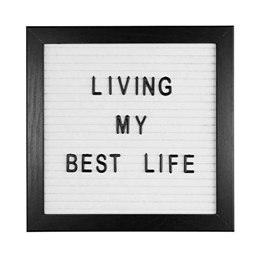 8\" x 8\" White Felt Letter Board by ArtMinds