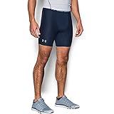 Under Armour Men's HeatGear Armour Mid Compression Shorts, Midnight Navy /Steel, Medium