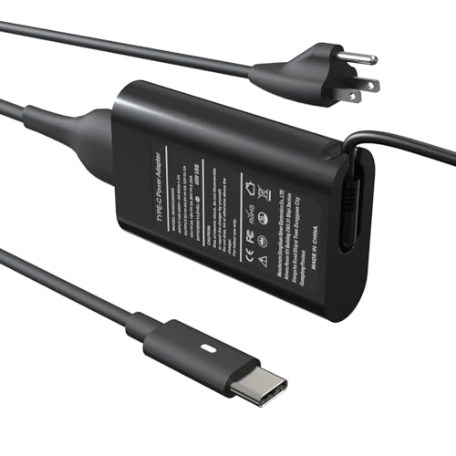 POWJDWZ 45W USB C Power Adapter Laptop Charger Compatible with Dell XPS 13