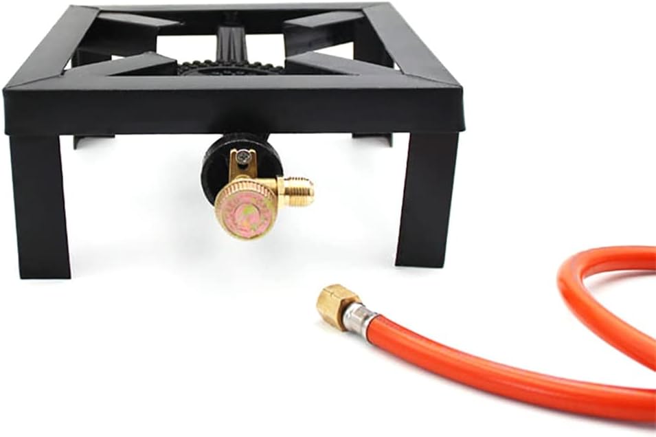 Gas Boiling Ring Cast Iron Burner Large LPG Stove Outdoor Camping Cooker Iron e Portable Fire Control Stove Furnace