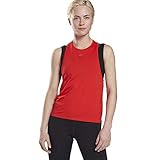 Cuello redondo. Reebok OSR AC Tank Top Sin Mangas, Mujer, insred, L