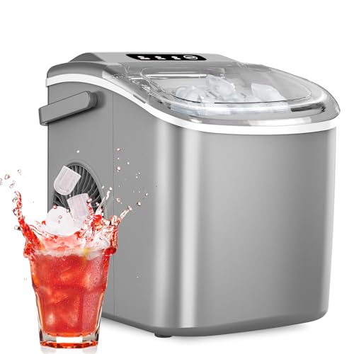 Electactic Ice Maker Countertop, Efficient Easy Carry Ice Machine, Self-Cleaning