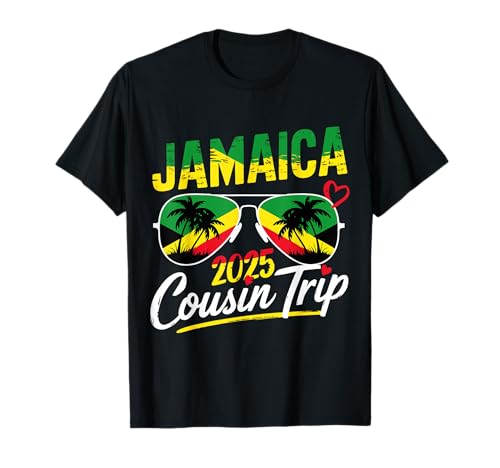 Jamaica Cousin Crew Trip 2025 Summer Vacation Matching Group T-Shirt