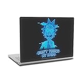 Ultra-mince et super léger Head Case Designs sous Licence Officielle Rick and Morty Ne Touchez Pas À Mes Affaires Graphiques Vinyle Autocollant Peau Autocollant Couverture Compatible avec Microsoft Surface Book 2