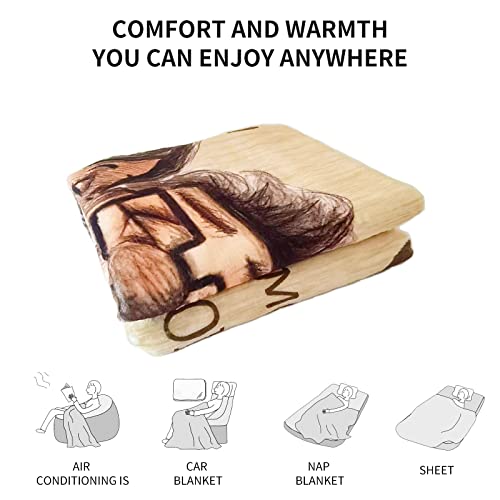Motnsa 60Th Anniversary Blanket Gifts Wedding For 60Th, 60 Years Of Marriage Gift For Wife, Parents, Friends - Warm 60Th Wedding Idea Valentine's Day Gift Idea (60"X80") #TOP3