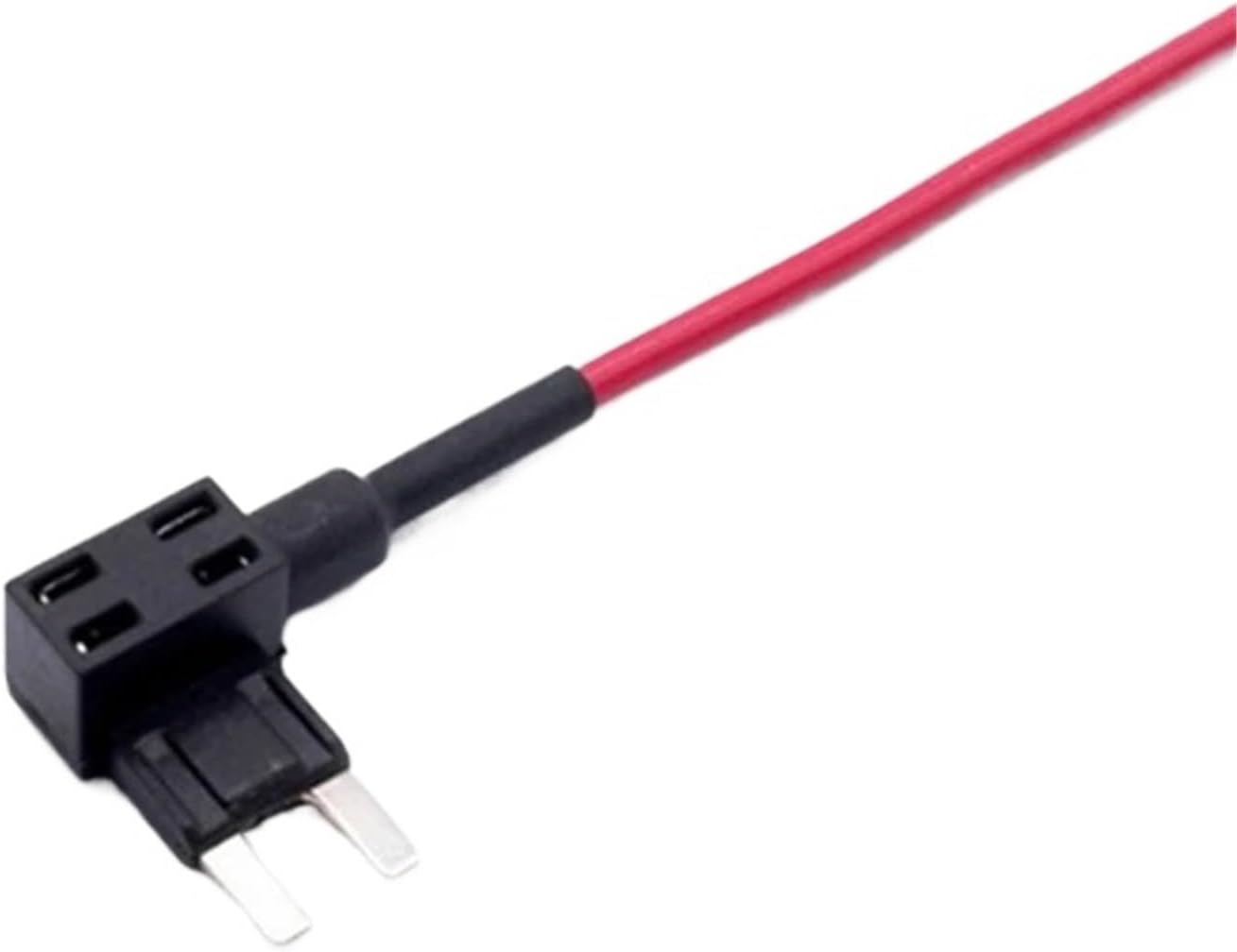 5pcs Car Fuse Box Electrical Outlet Circuit Slim Mini Blade Fuse Holder Fuse with Wire Car Electronics Parts(Medium Size)