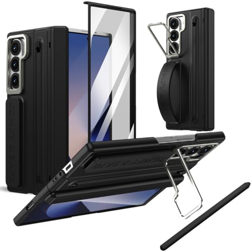 Étui pour Galaxy Z Fold 5 avec protection charnière noir