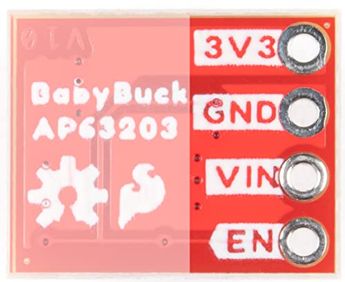 Sparkfun Babybuck Regulator Breakout-3.3V (Ap63203)- Regulate Power- 2A Synchronous Buck Converter- Wide Input 3.8V-32V- High-Efficiency Step-Down Dc/Dc Conversion- Low Profile 0.4In X 0.5In Footprint #TOP5