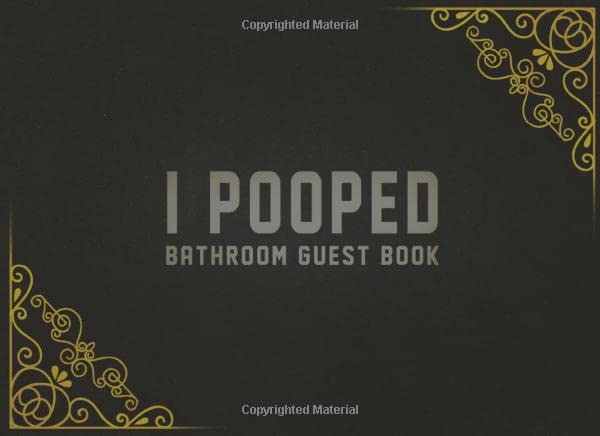 I POOPED! Bathroom Guest Book: Gorgeous Mandala Corner Design Funny Humorous House Warming Gifts for New Home: (Bathroom Book For Guests)