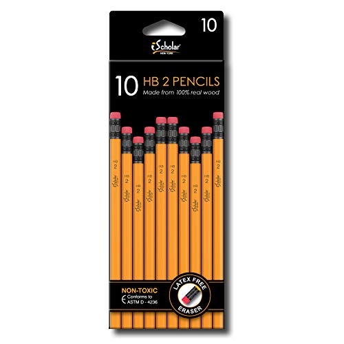 iScholar Lápices No. 2 Amarillos con Goma, Pack x10 miniatura 1