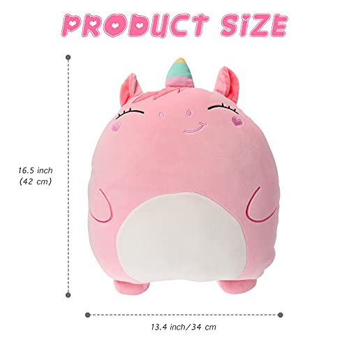 Jellydog Toy 16’’ Unicorn Plush Pillow, Unicorn Pillows For Girls, Cute Unicorn Plush Stuffed Animal Pillow, Soft Plush Toy thumb #6