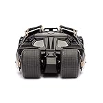 Jada Toys DC Comics 2008 The Dark Knight Batmobile With Batman figure; 1:24 Scale Metals Die-Cast Collectible Vehicle - Image 4