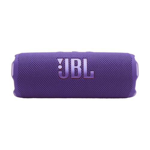 Image of JBL FLIP 7 Waterproof Portable Speaker Bundle with gSport Carbon Fiber Case (Purple)
