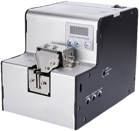Adjustable Automatic Screw Feeder with Digital Display, 500cc Bin, 2 Screws/Second, for M1-M5 Screws, Efficient Fastening Solution for Professionals
