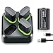 Akku für Xbox Series X S One Controller, Dr.VIVA Controller Ladestation mit 4 * 1400 mAh Akku Pack Wiederaufladbare Ladegerät Play & Charge Kit Zubehör Kompatibel mit Xbox One X S Xbox Series X&S