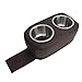Pontoon Double Drink Holder , Secure Boat Cup Holders Portable Sturdy Wide Application with Stainless Steel Cup Holder for RV Yachet Boat Car (Brown)