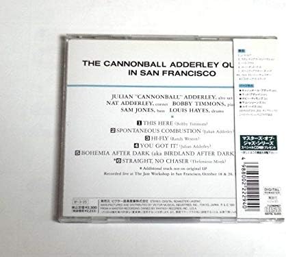 THE CANNONBALL ADDERLEY QUINTET NAT ADDERLEY - The CannonballThe Cannonball Adderley Quintet In San Francisco - CD