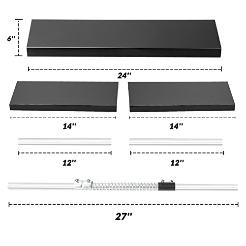 Stanbroil Black Powder-Coated Fireplace Smoke Guard #TOP24