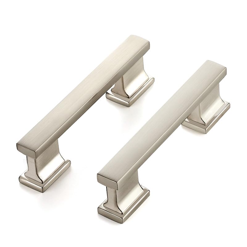 Ravinte Hardware 20 Pack 3 Inch (76mm) Brushed Nickel Cabinet Pulls, Heavy Duty Kitchen Drawer & Cupboard Handles, Solid Cabinet Hardware