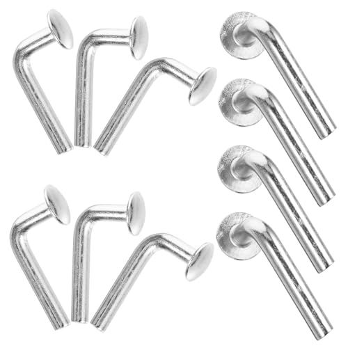 HAWILLOSCH Bullone Di Sicurezza Universale Per Scaffalature Per Pallet M5 Perno Di Caduta Zincato Per Innesto Trave Bullone A J Clip A J Per Scaffalature