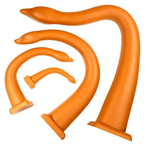 Oro suave silicona 20cm / 40cm / 60cm / 80cm juguete de masaje elástico súper largo, cuatro tamaños para elegir,Oro,D