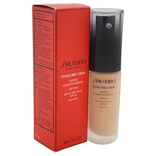 Shiseido Synchro Skin Lasting Liquid Women's SPF 20 Foundation, No. 4 Neutral, 1 Ounce