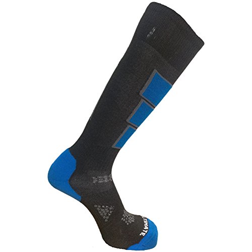 Ultimate Socks Mens Thermolite Ski Snowboard Warm Blue Large 9-11.5 #TOP2