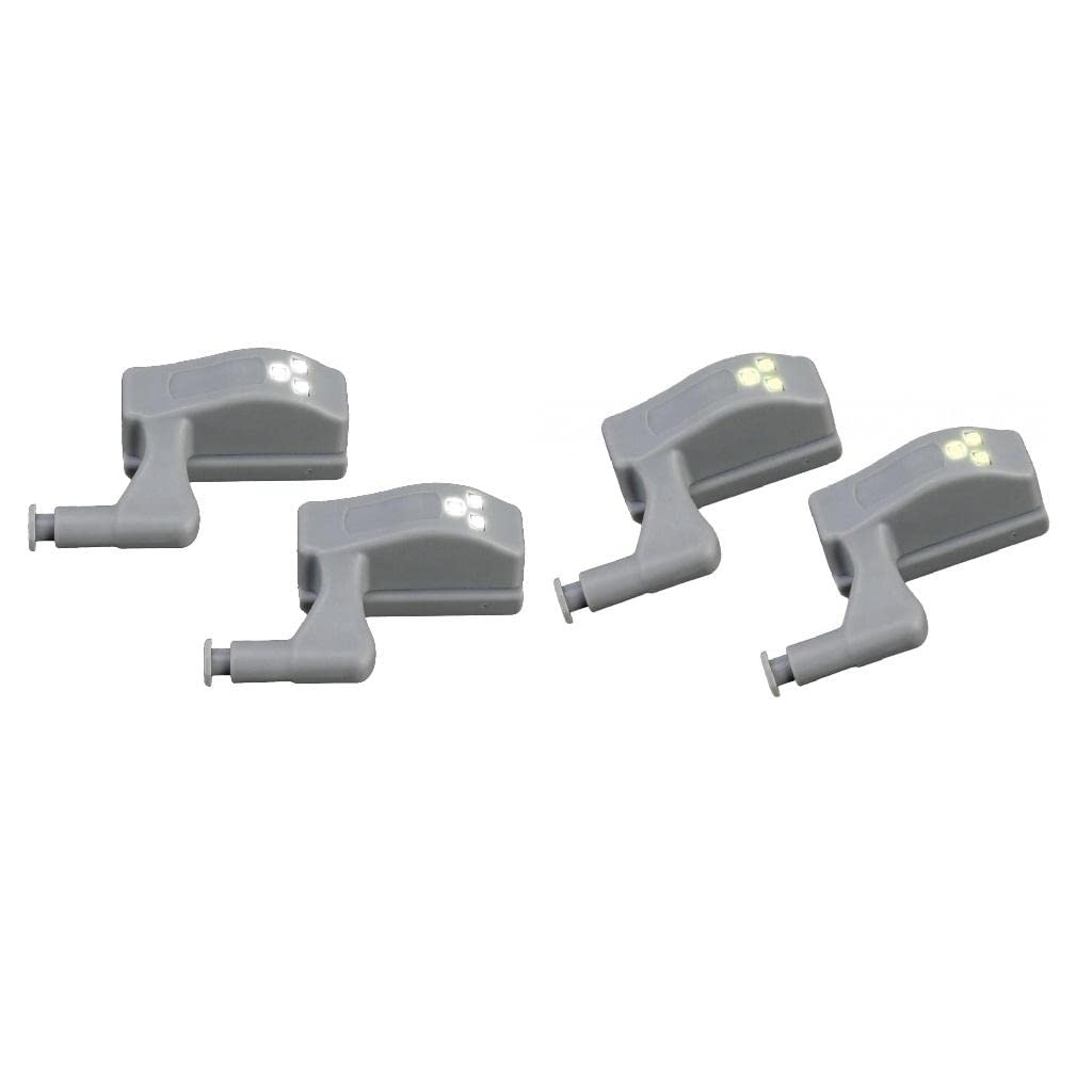 bnf® 4pcs Cabinet Light LED Sensor Lamp Wardrobe Closet Night Light | Sensors & Motion Detectors | Home Security | Home Improvement