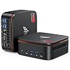 KAMRUI Pinova P1 Mini PC, W-11 Pro AMD Ryzen 4300U (Beat 10110U/N150/N95 hasta 3.7 GHz), 16 GB de RAM 512 GB SSD Mini computadora de escritorio Soporte 4K HDMI+DP+Tipo-C/WiFi/BT para Negocios Oficina en Casa Mini PC