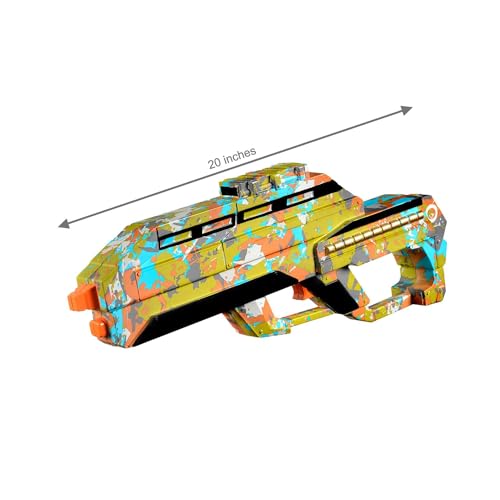 Fusil militaire de jeu plastique Amscan 8405656 accessoire carnaval - 2