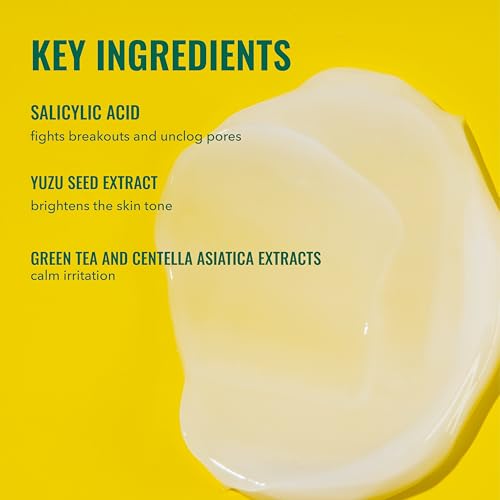 Good Molecules Yuzu Blemish Gel Cream - Lightweight Gel Moisturizer with Salicylic Acid, BHA and Natural Extracts to Target Acne, Even Skin Tone, and Texture - Skin Care for Face - Thumbnail 3