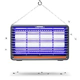 BLACK+DECKER Exterminador Eléctrico BDXBZMTMK9 Tipo Zapper con Luz para Interiores, Trampa Potente Mata Mosquitos y...