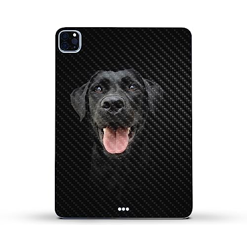 Image of MightySkins Carbon Fiber Skin Compatible with Apple iPad Pro 11 inch M2 4th Gen (2022) Full Wrap Kit - Black Lab | Protective, Durable Textured Carbon Fiber Finish | Easy to Apply | Made in The USA