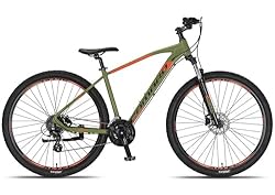 DEPORBIKES Bicicleta montaña Adulto 29 Pulgadas | ...: 🚲 DISEÑADA PARA ADULTOS – BICICLETA MONTAÑA ADULTO 29 PULGADAS: Perfecta para rutas y uso deportivo. Esta bicicleta de montaña ofrece estabilidad, comodidad y control en todo tipo de terrenos, ideal para quienes buscan una Mountain Bike de altas pres...