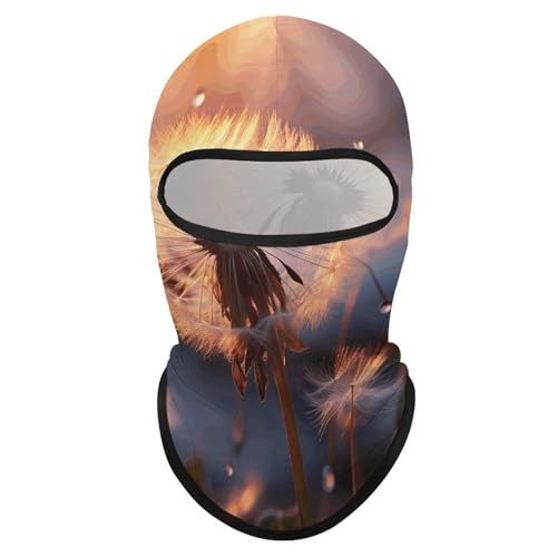 Máscara facial Dandelion Flower para hombre y mujer, protección solar, transpirable, cubre todo el rostro y cuello para senderismo, ciclismo, running y conducción miniatura 7