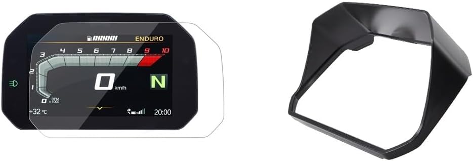 SAWILI Big sale ! Speedometer sun vison, for BMW, R1200GS F850GS F750GS F 850GS 750GS 1250GS R1250R GS ADV LC Adventure F850GS 2018 Dashboard Sunshade Cover(A set)