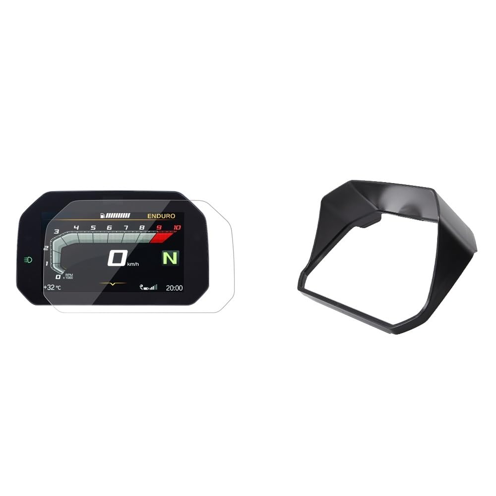 SAWILI Big sale ! Speedometer sun vison, for BMW, R1200GS F850GS F750GS F 850GS 750GS 1250GS R1250R GS ADV LC Adventure F850GS 2018 Dashboard Sunshade Cover(A set)