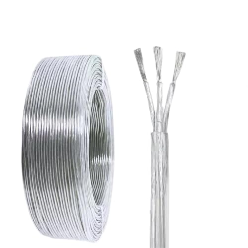 Câble électrique 3 conducteurs 1.5mm2 souple en cuivre étamé 50ft pour lampe LED