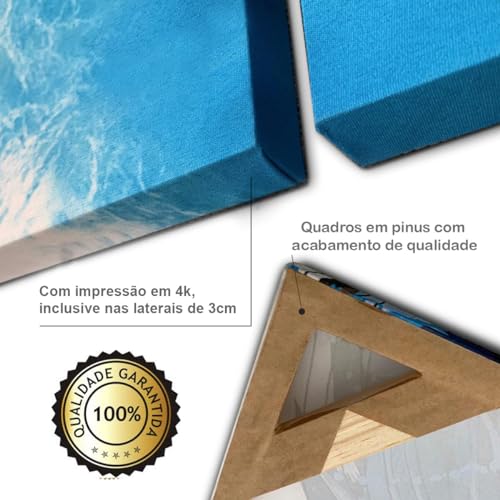 Quadro Decorativo Para Sala Quarto Hall Abstrato Geomêtrico Marrom
