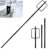 FULEIYA Snow Stake Install Tool Heavy Duty Snow Stakes Driveway Markers Installation Tool for Plow Stakes for 9/16